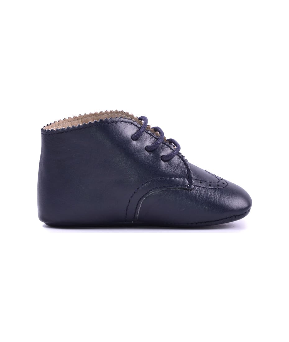 Gallucci Leather Sneakers - Blue