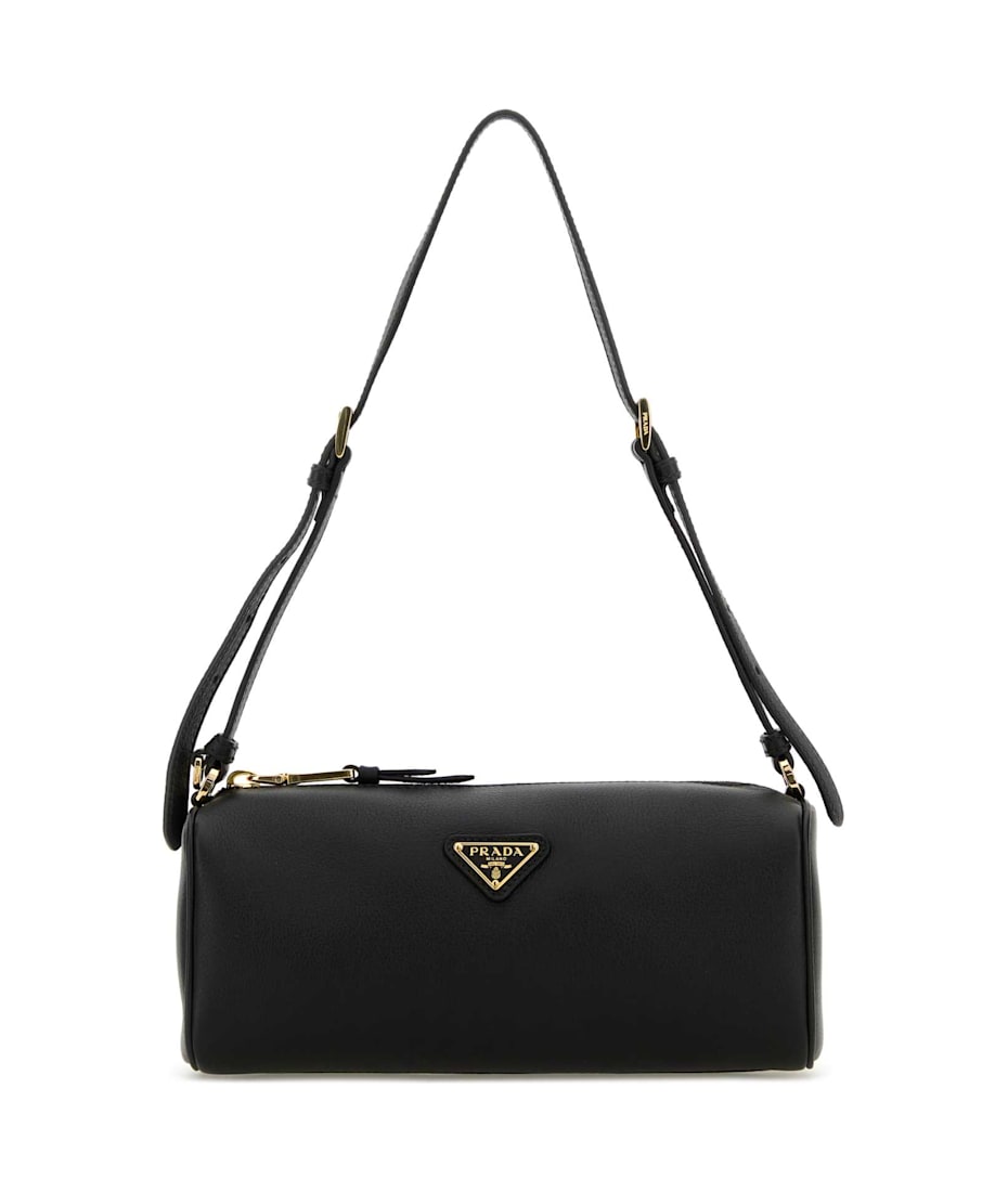 最安値挑戦中★PRADA★レザー ショルダーバッグ★ブラック Prada Black Leather Shoulder Bag ショルダーバッグ 通販 | italist