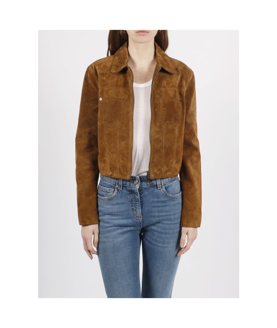 Saint Laurent Suede Jacket | italist