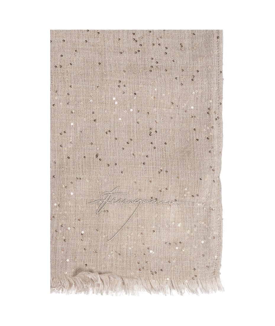 【送料&関税込】Ferragamo Micro Sequins Stole Scarf Ferragamo Micro Sequins Stole Scarf | italist