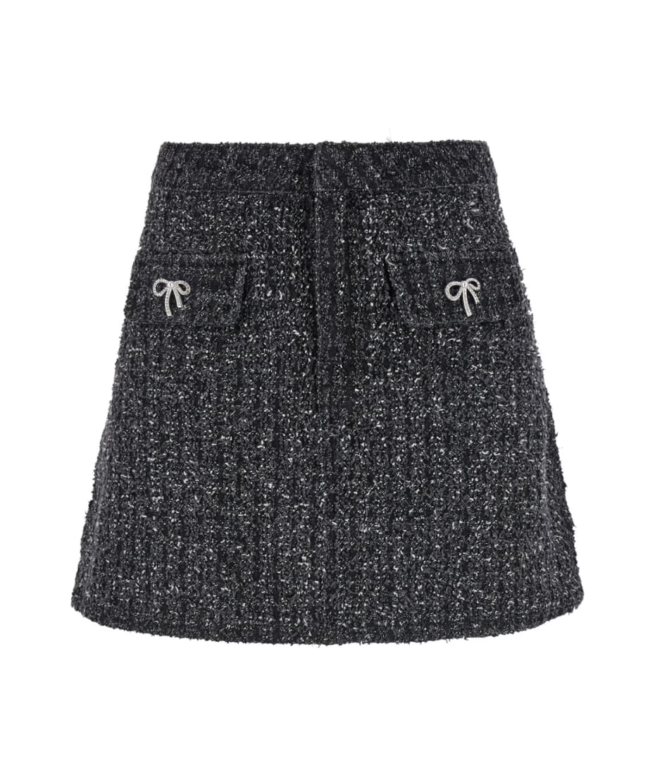 SELF PORTRAIT フレアテニムミティスカト RS25821MSKB BLACK Self Portrait fashion − Browse 4000+ best sellers from 26