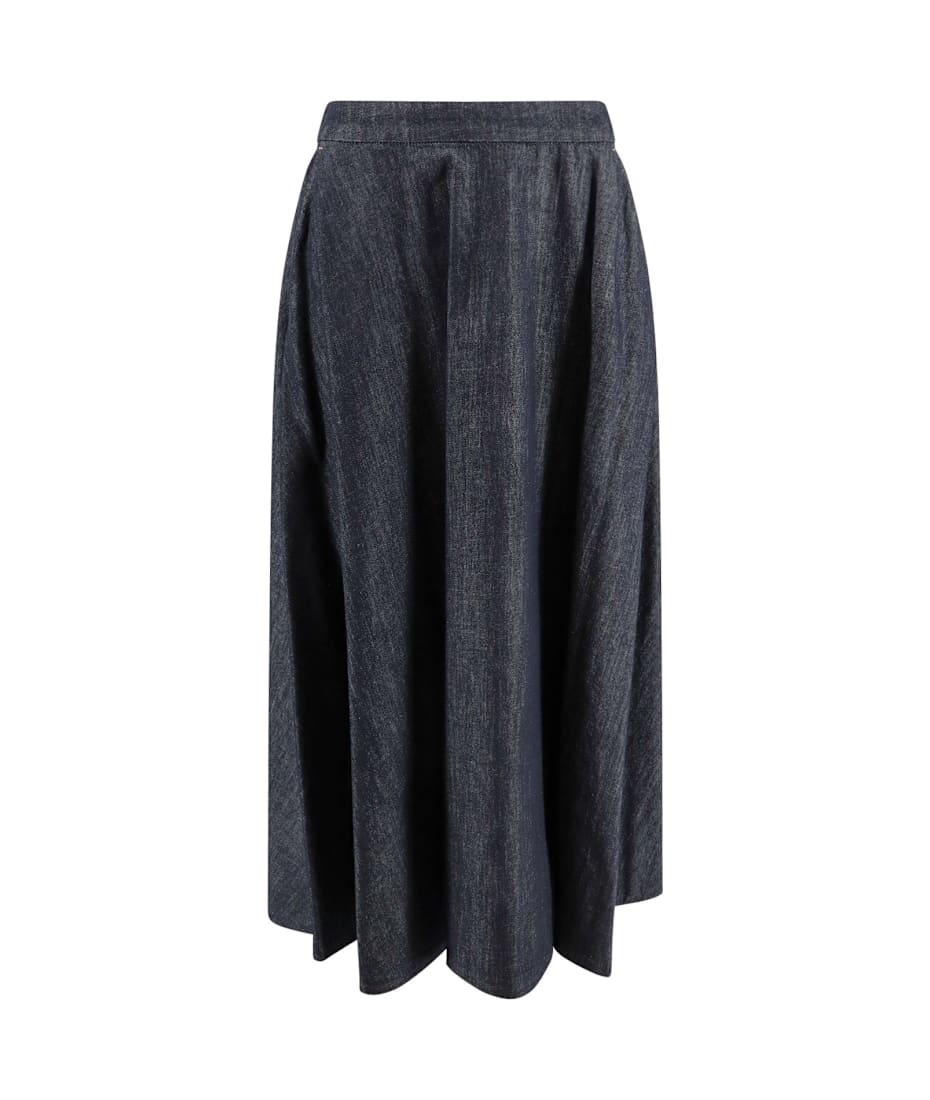 スカート S MAX MARA Cecile denim skirt Cecile denim midi skirt in blue - S Max Mara | Mytheresa