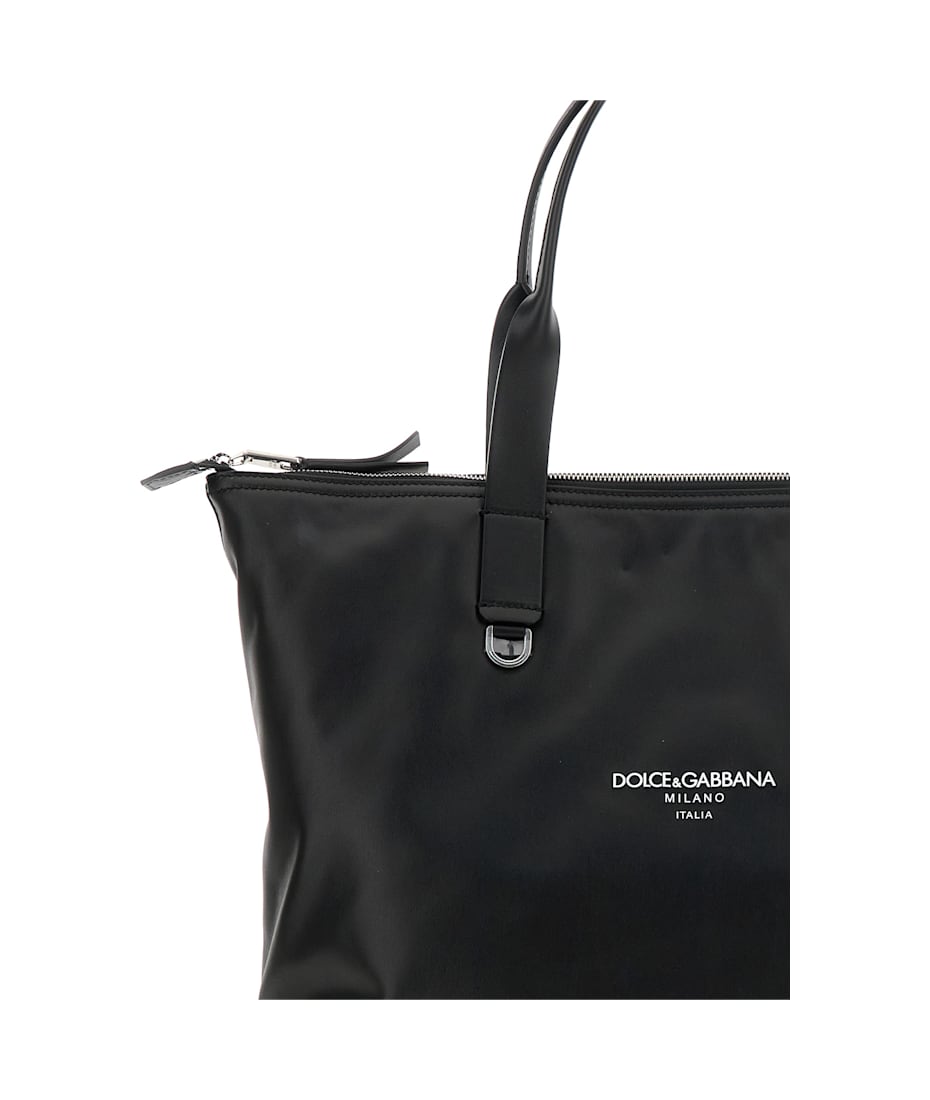 Dolce & Gabbana Logo Adamo Shopping Bag | italist
