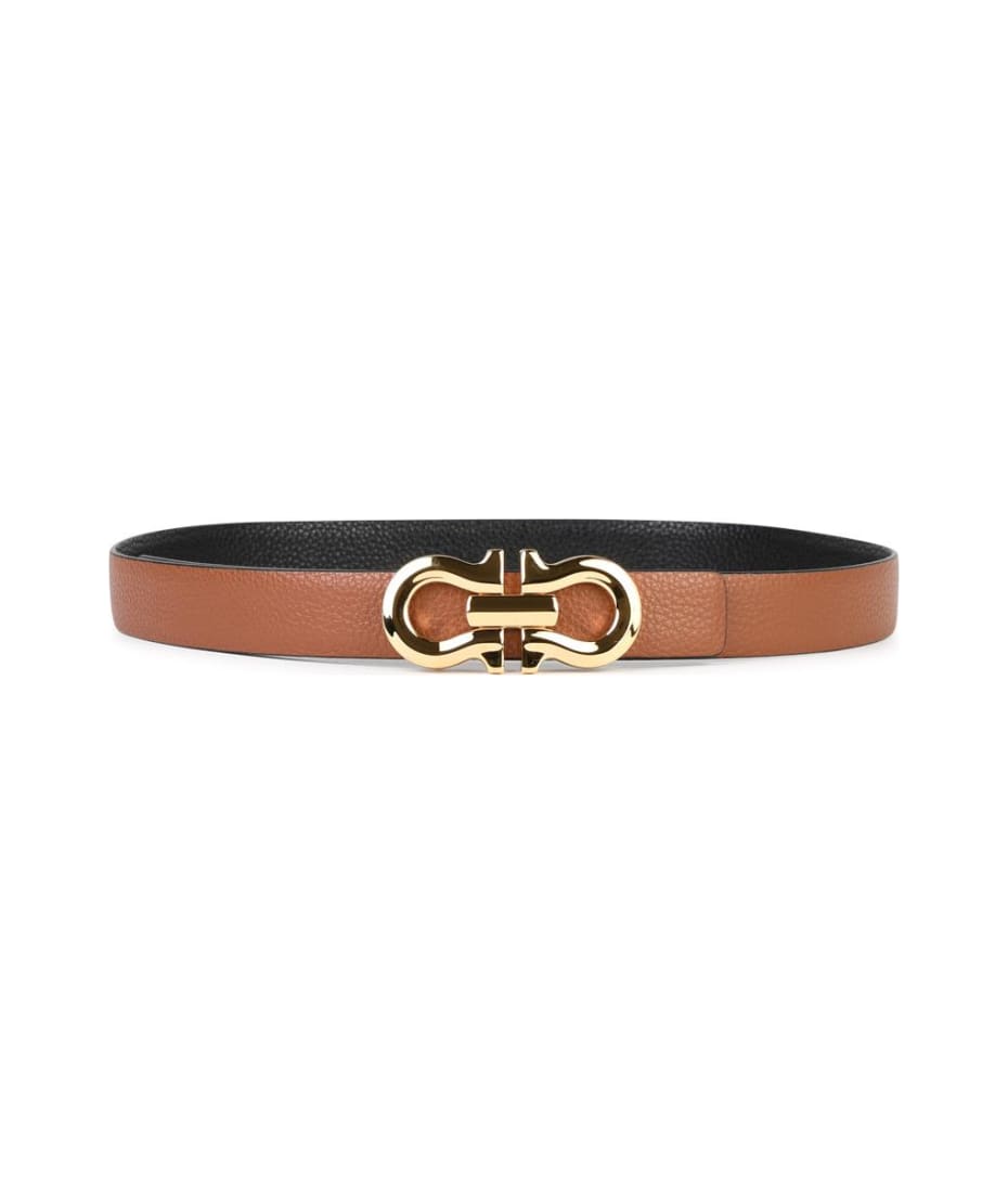 Ferragamo Brown Leather Belt | italist