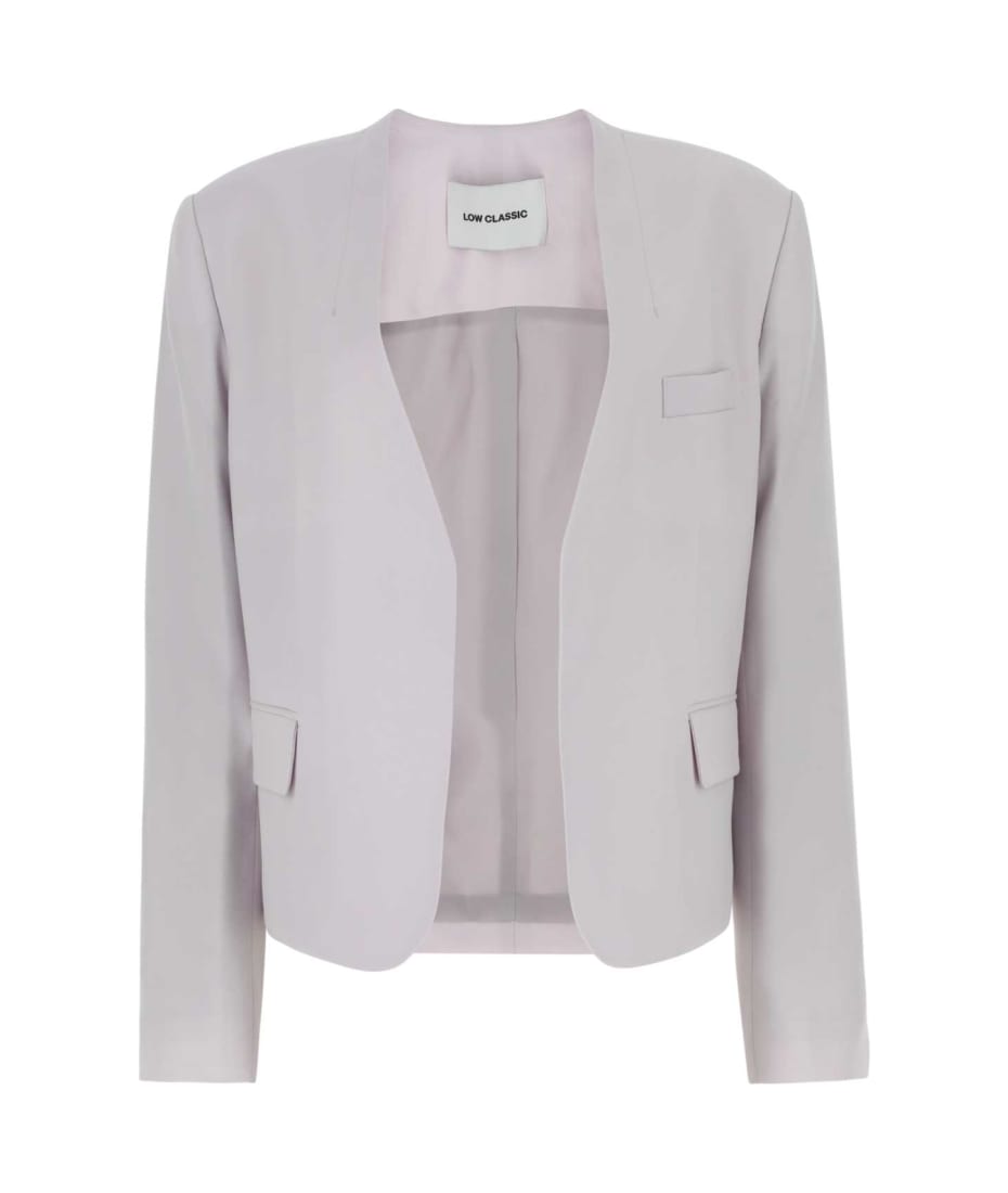 ジャケット LOW CLASSIC SS23 Lilac wool blazer (LOW23SCBZ040 LAVENDER) Low Classic Lilac Wool Blazer | italist