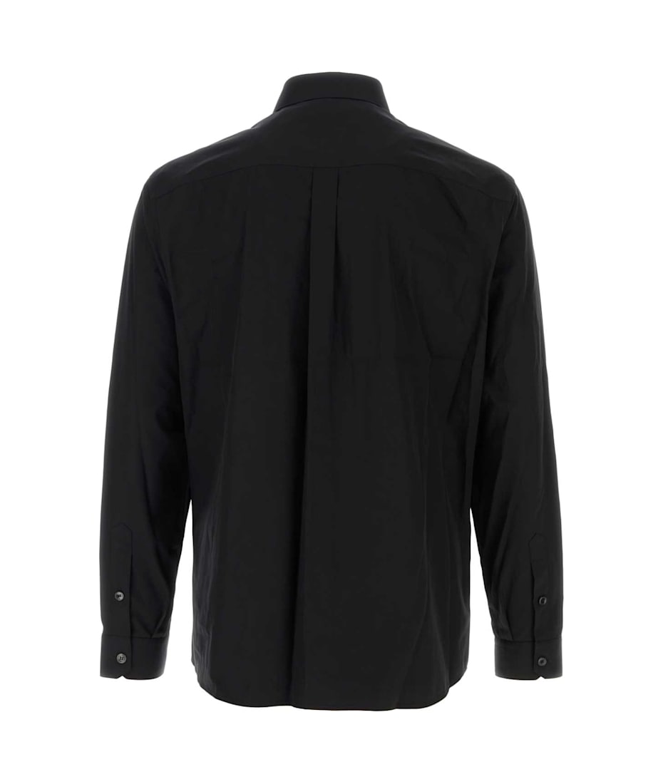 Tシャツ・カットソー Dolce & Gabbana Black stretch poplin shirt Dolce & Gabbana Black Stretch Poplin Shirt (Dolce & Gabbana