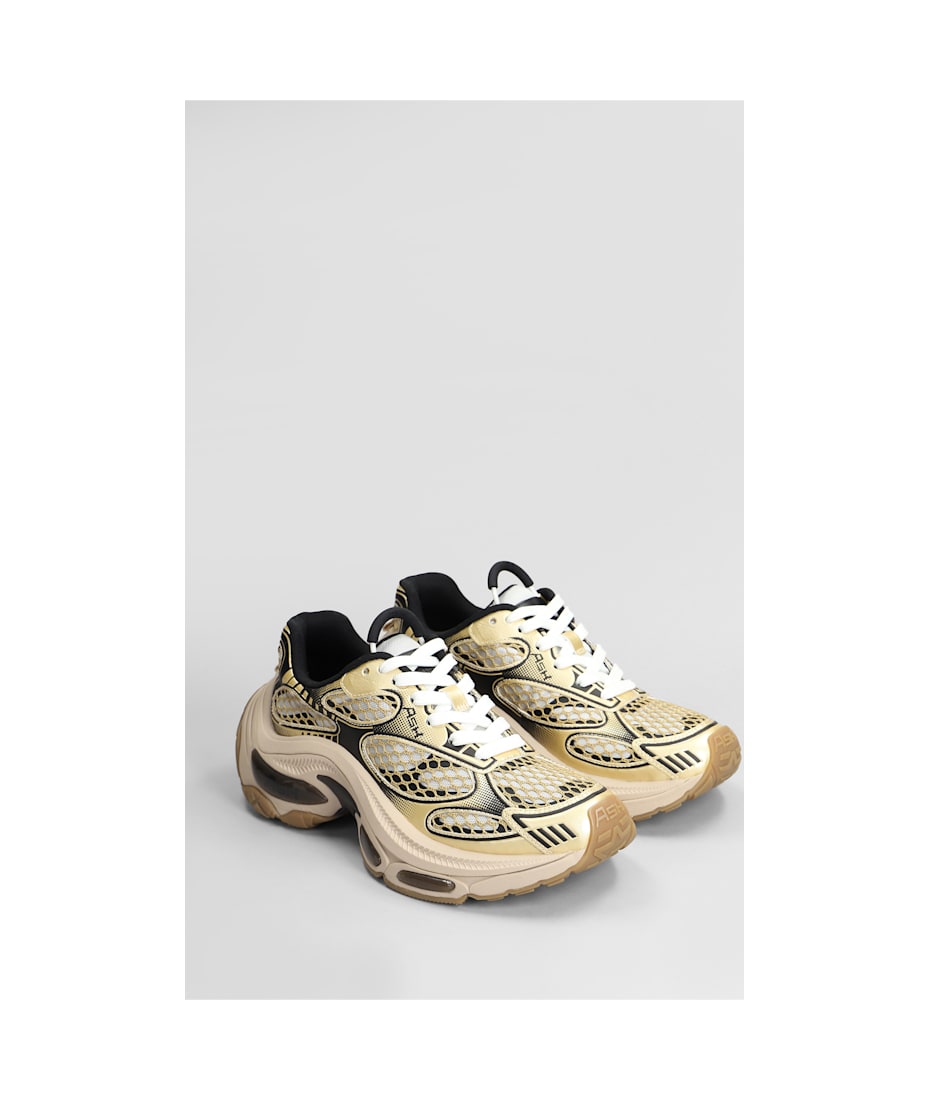 ✴︎dragonash0703 ✴︎ Ash Dragon Sneakers In Gold Leather And Fabric | italist, ALWAYS