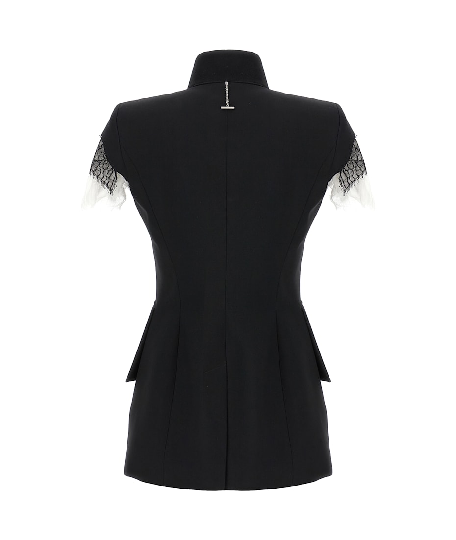 ジャケット MCQUEEN Lace detail blazer Alexander McQueen Lace Detail Blazer | italist