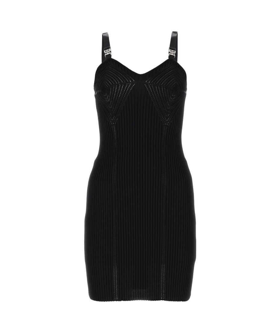 Givenchy Black Viscose Blend Mini Dress | italist
