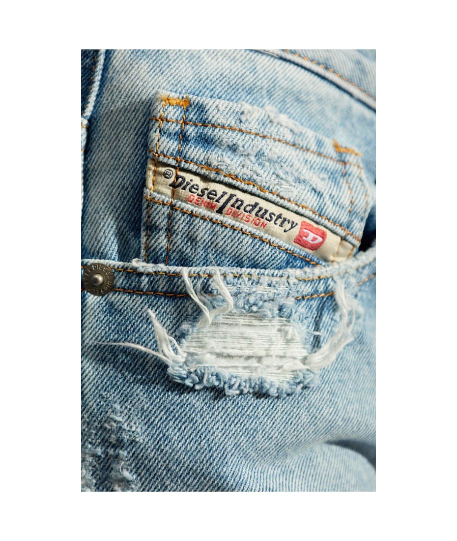 【送料&関税込】Diesel 1989 D-mine Distressed Straight-leg J Straight Jeans 1989 D-Mine | Blue | Diesel