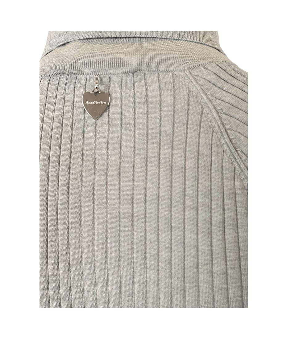 Acne Studios Ribbed Silk Polo Shirt | italist