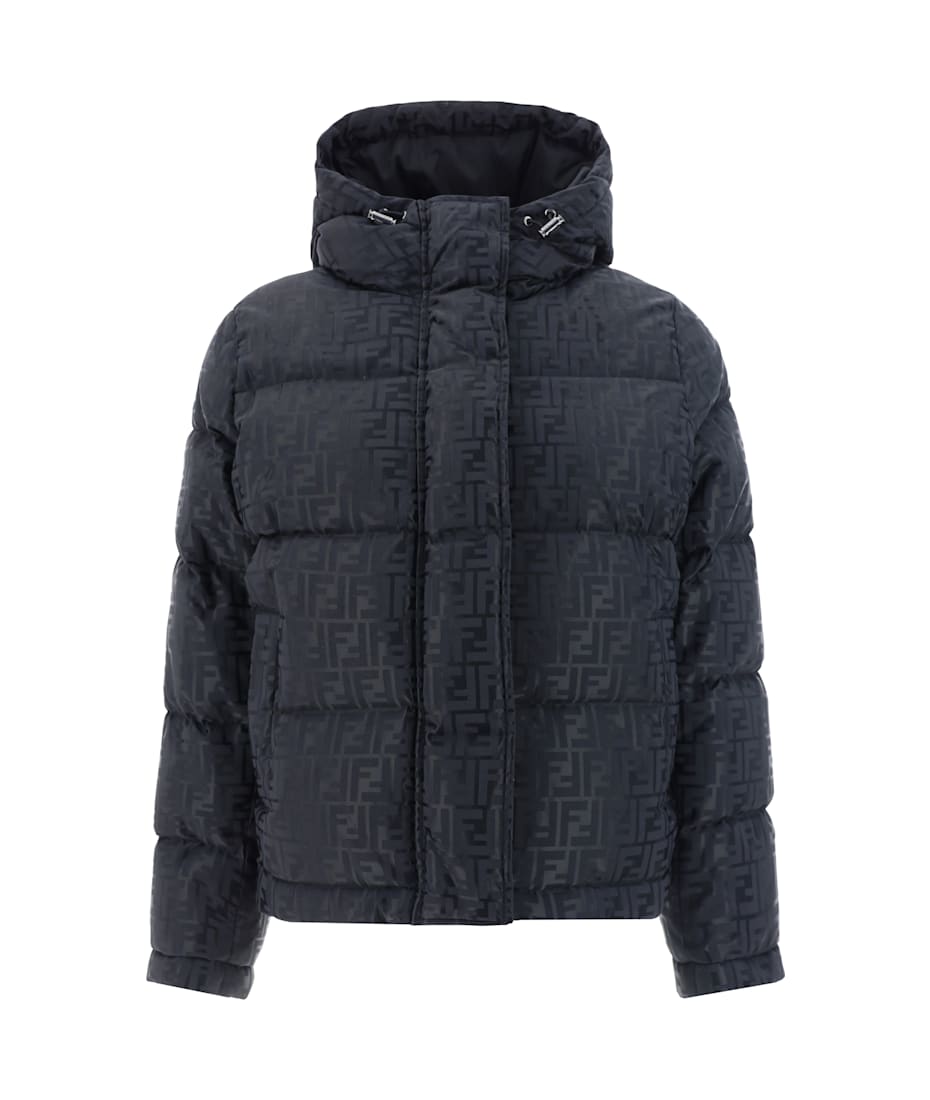FENDI FFシャカトフテットシャケット FAN129AK9Z F0GME Down jacket Technical fabric Black | Fendi