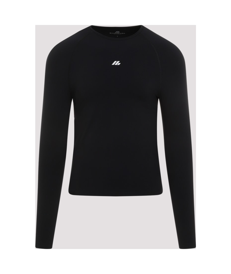 Balenciaga Fitted Ls Crewneck Top | italist