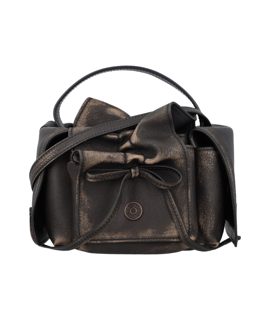 【Acne Studios】Borsa Multipocket In Pelle Acne Studios - Multipocket tote bag - Dark brown/beige