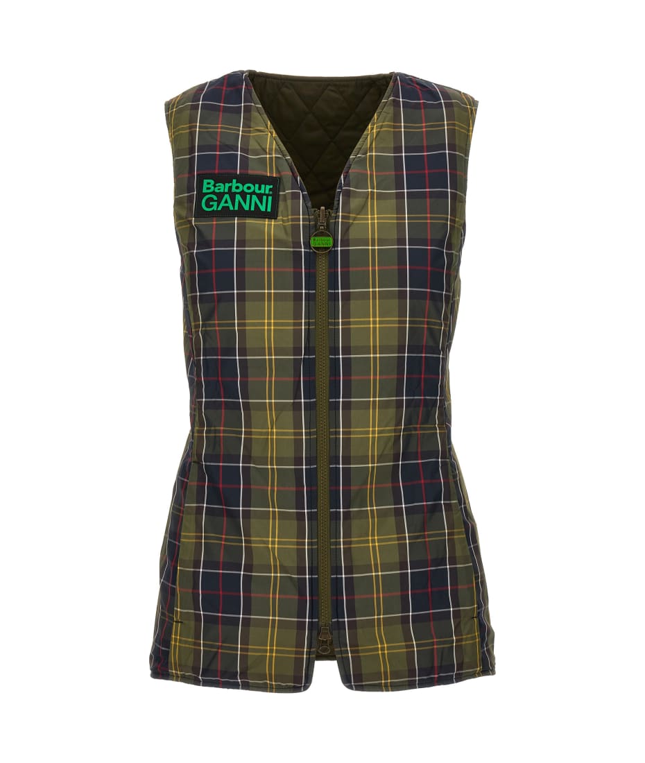 Barbour｜VESTS (Barbour x GANNI Reversible Betty Liner ( Barbour X Ganni 'betty' Reversible Vest | italist