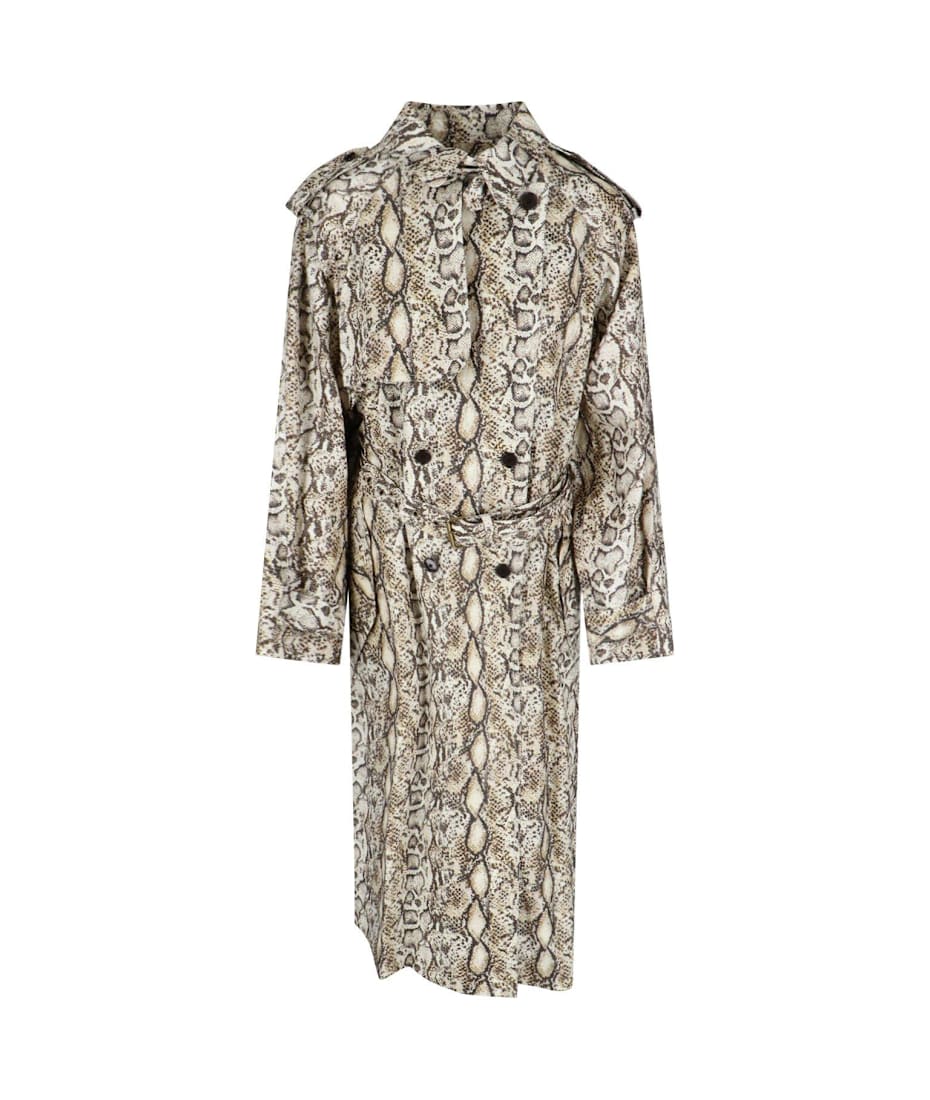 【送料&関税込】Isabel Marant Double-breasted Belted Trench Isabel Marant Double-breasted Belted Trench Coat | italist