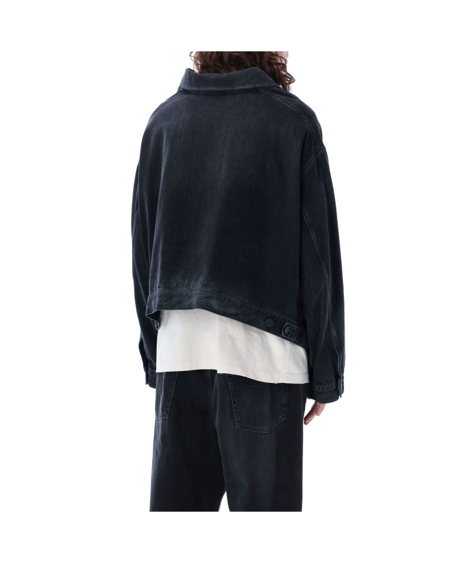 VIP【送料関税込】BALENCIAGA OFF SHOULDER DENIM JACKET Balenciaga off-shoulder Denim Jacket | Blue | FARFETCH