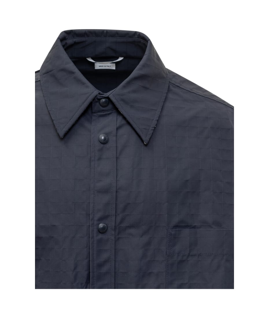 【関税込み】thom browne 'Snap Front' overshirt Thom Browne 'snap Front' Overshirt | italist