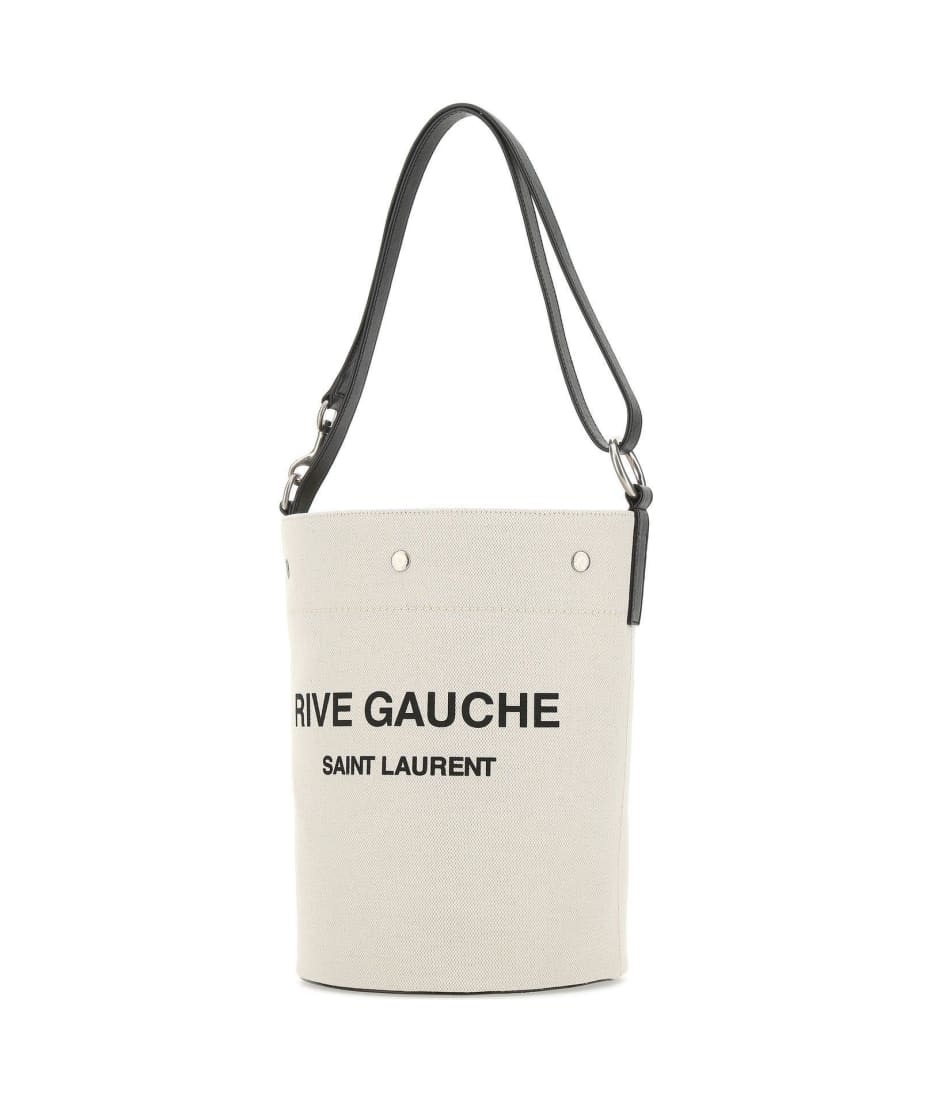 ショルダーバッグ SAINT LAURENT IVORY LEATHER RIVE DE GAUCHE BUCKET BAG SAINT LAURENT | Rive Gauche Bucket Bag | Unisex | Alabaster