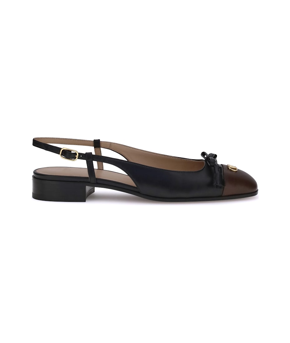 バレエシューズ VALENTINO GARAVANI VALET DU ROI BALLERINAS IN SMOOTH LEATHER Valentino Garavani Valet Du Roi Ballerinas | italist, ALWAYS