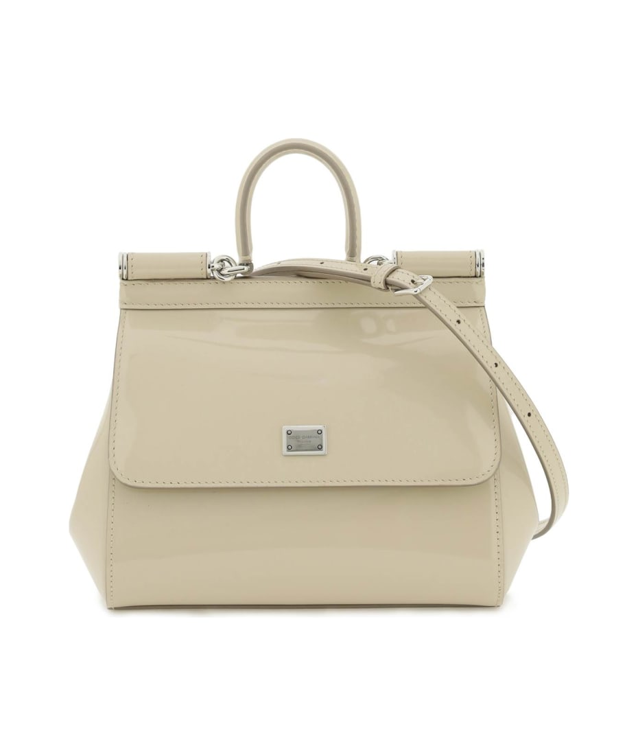 Totes bags Dolce & Gabbana - Small 'sicily' bag in patent leather