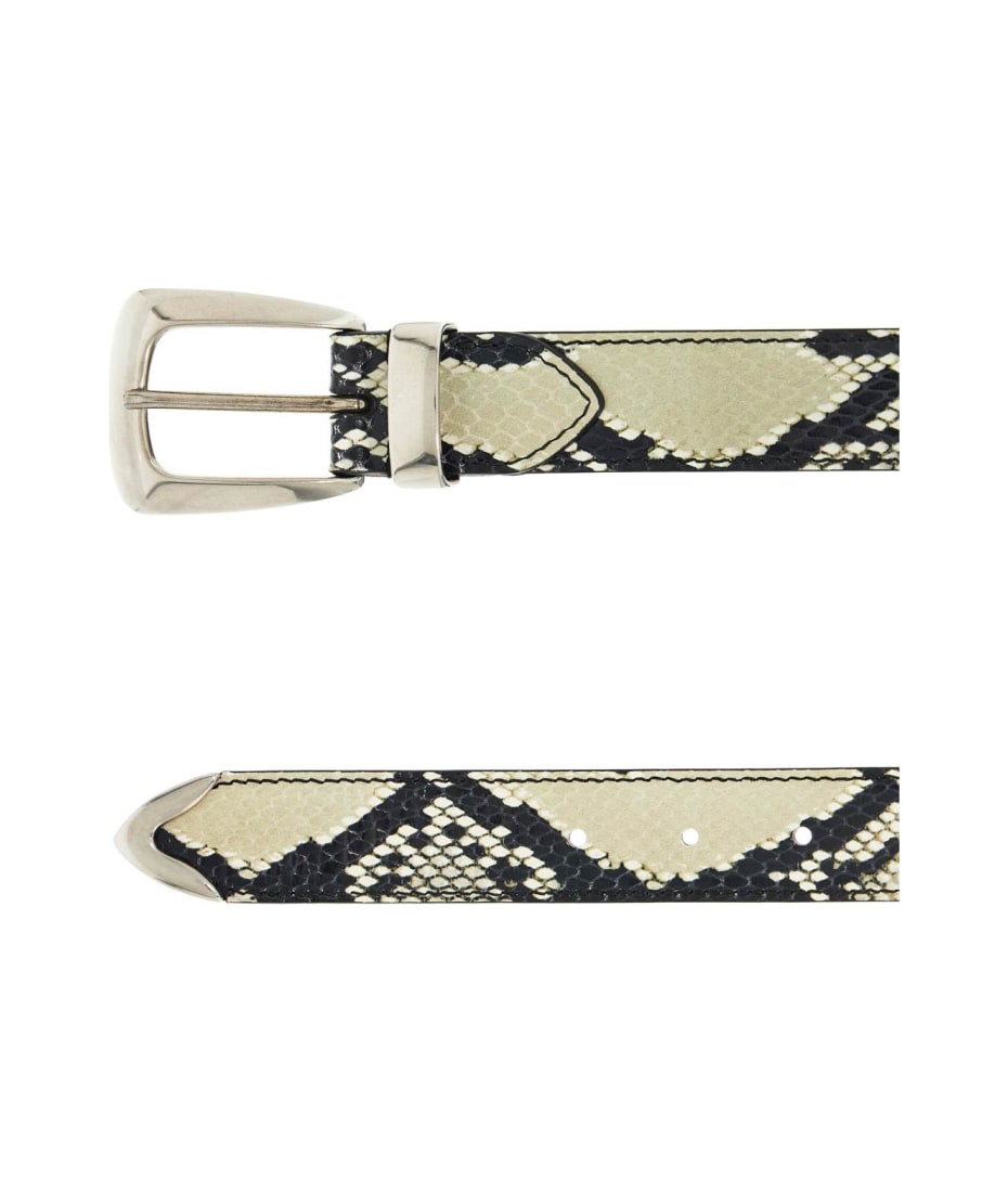 【送料&関税込】Khaite Benny Python Print Belt Khaite Benny Python Print Belt | italist