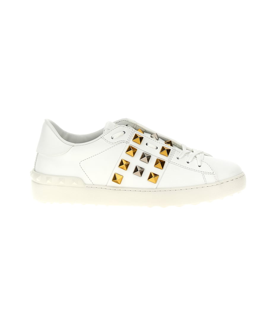 【関税込み】Valentino Garavani 'Rockstud Untitled' sneakers Rockstud Untitled Sneaker In Calfskin Leather With Tonal