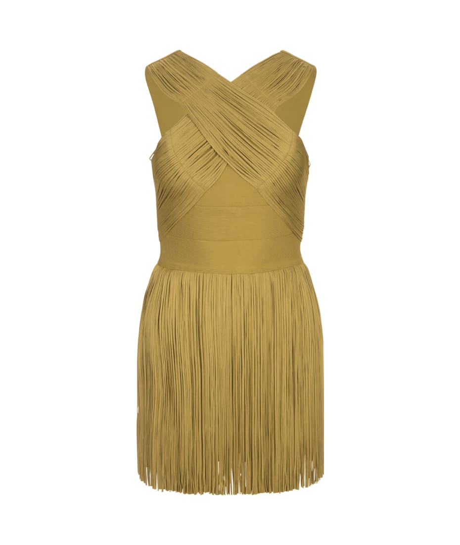 dovetail halter dress Light Taupe Halter Dress