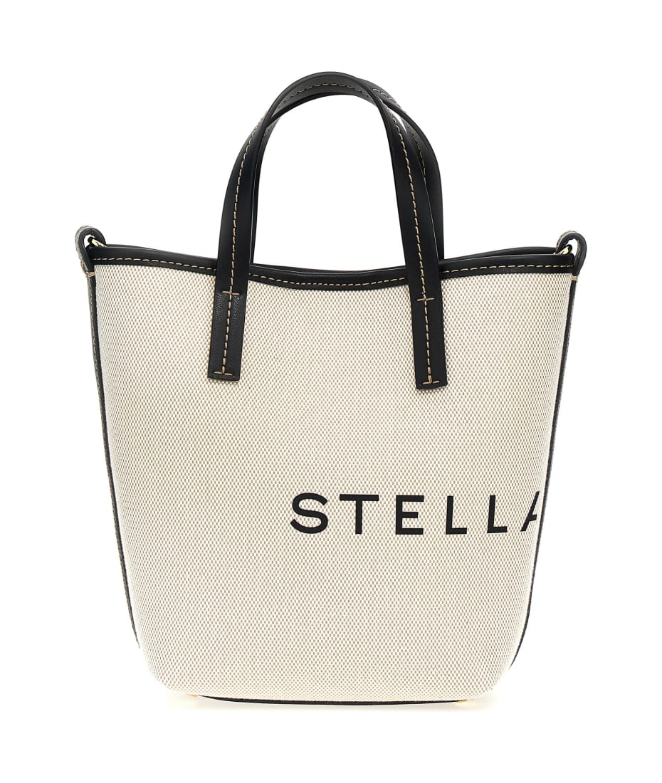 【送料&関税込】Stella McCartney Bucket Bag Eco Salt And Pep Stella McCartney Bucket Bag Eco Salt And Pepper Canvas