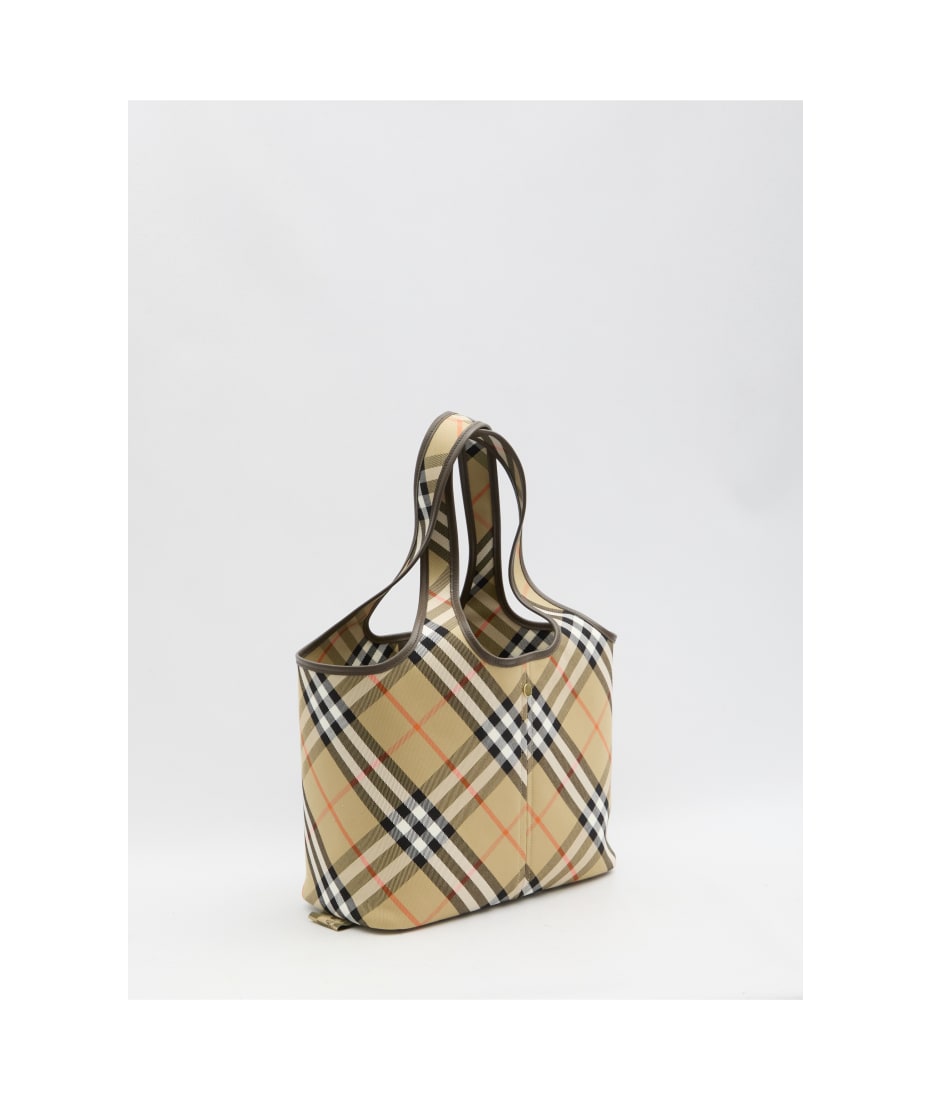 【BURBERRY】SMALL CHECK TOTE BAG Check Tote in Sand - Children | Burberry® Official