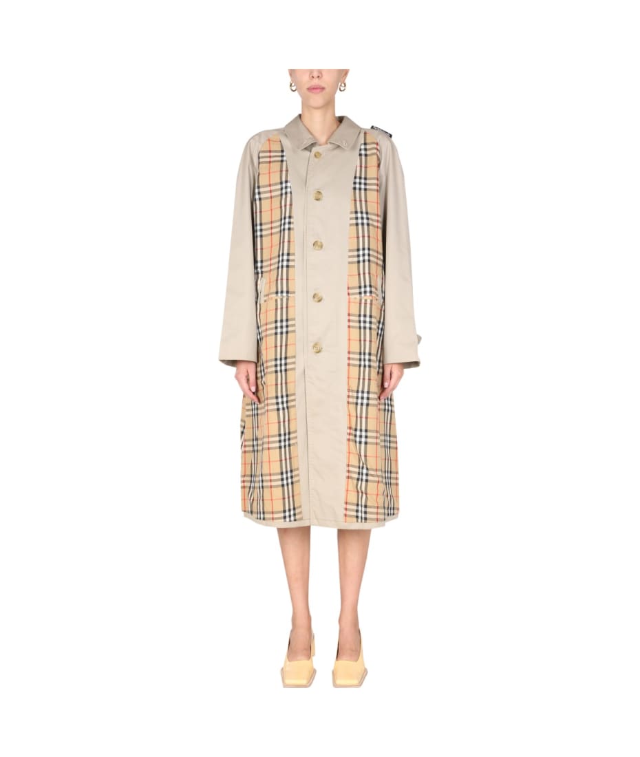 コート 1 OFF FW21 REMADE BURBERRY TRENCH (122393_55C) 1/OFF Remade Burberry Trench | italist