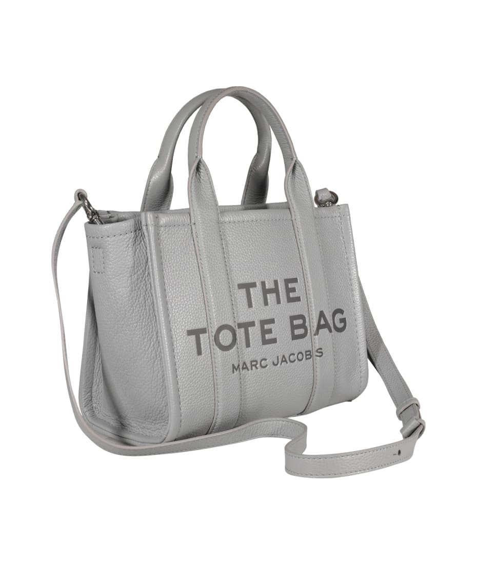 Marc Jacobs The Leather Small Tote - Wolf Grey