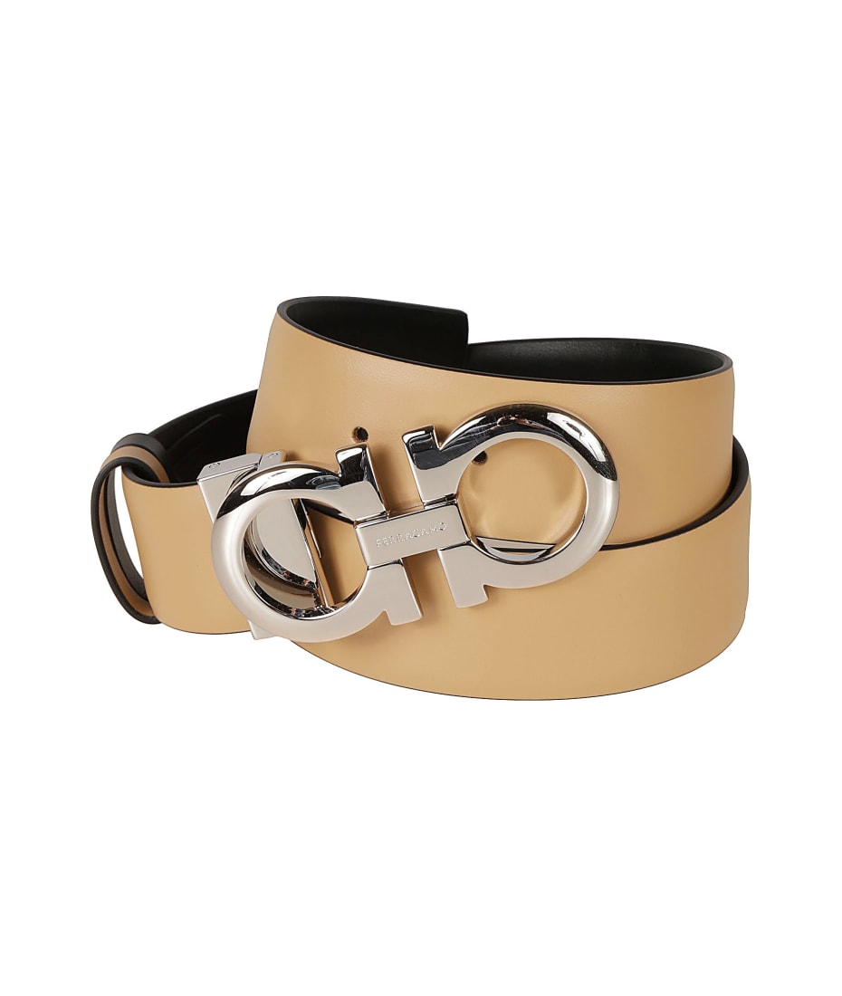 【送料&関税込】Ferragamo Double Gancini Buckled Belt Ferragamo Double Gancini Buckled Belt | italist