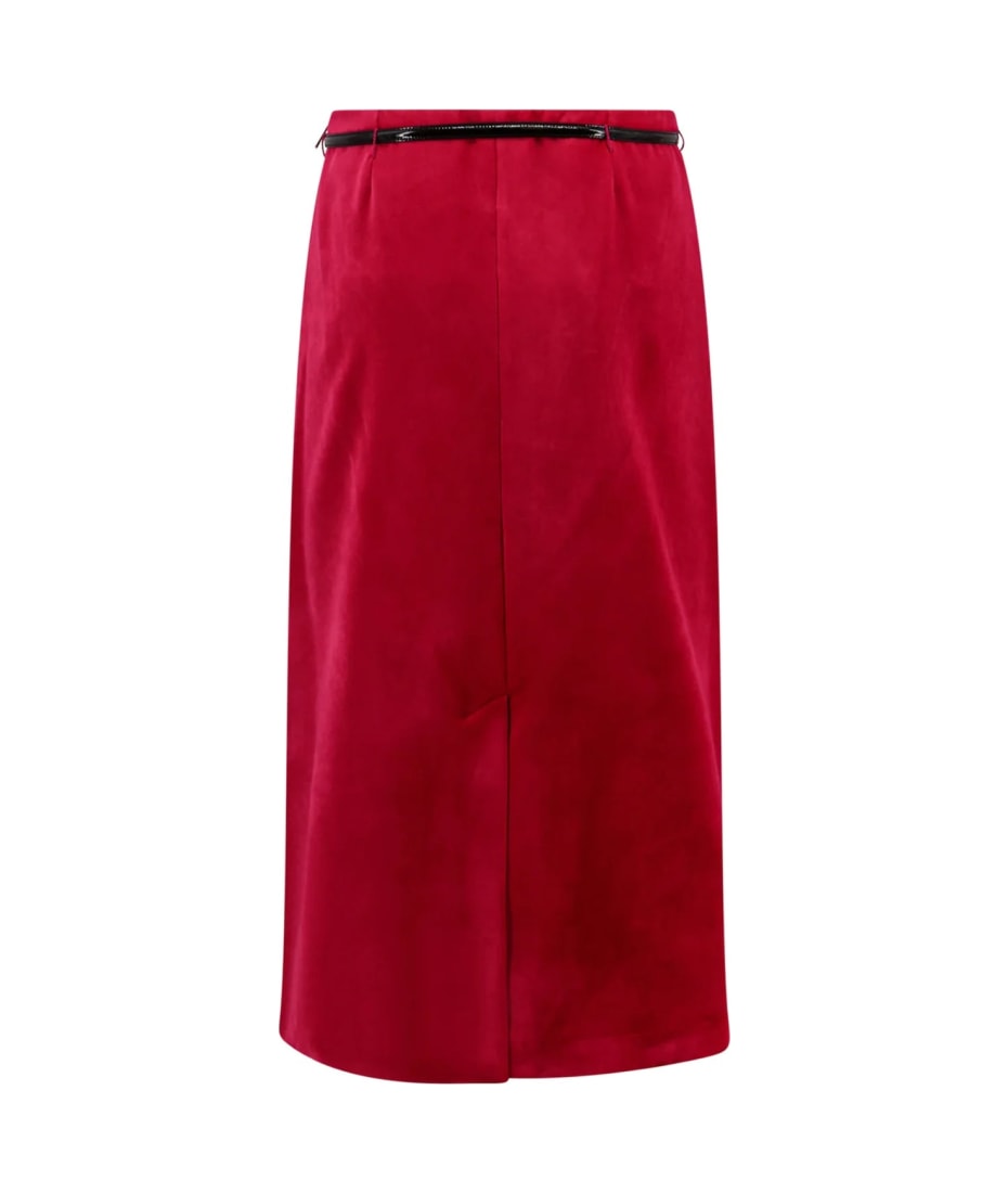 【送料&関税込】Gucci Velvet Bloom Midi Skirt Gucci Velvet Bloom Midi Skirt | italist