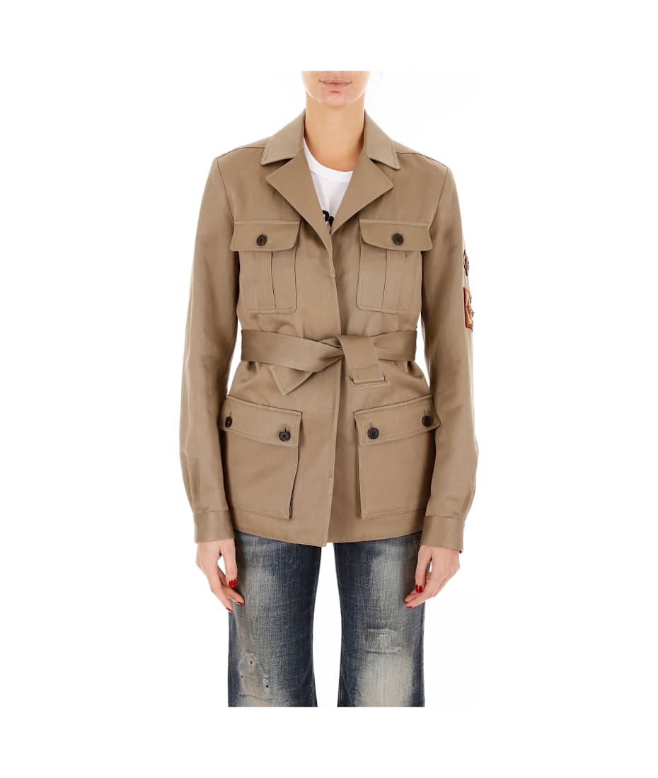 Saint Laurent Military Jacket With Patches | italist, ALWAYS LIKE