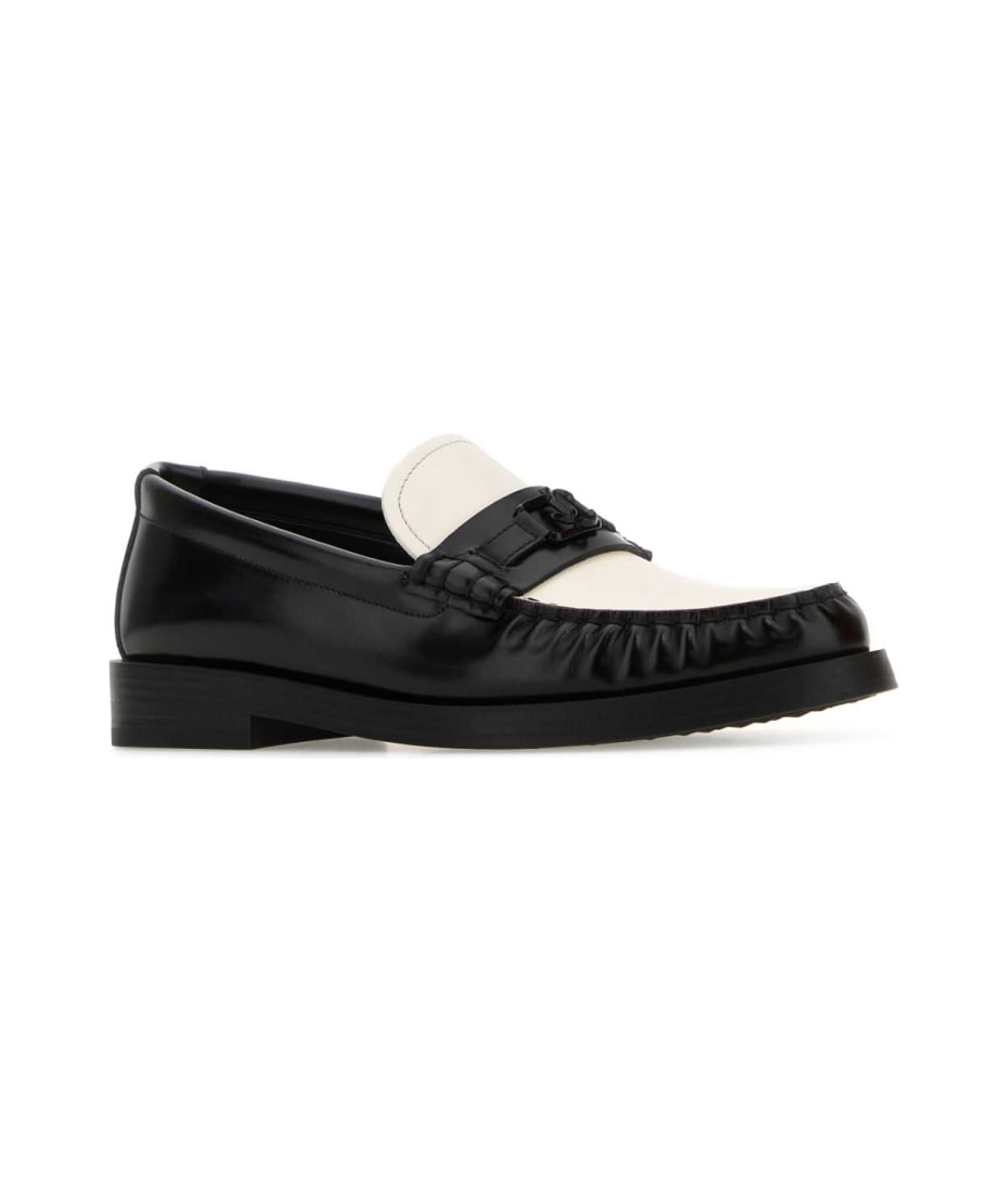 ローファー・オックスフォード JIMMY CHOO TWO-TONE LEATHER ADDIE LOAFERS Jimmy Choo Two-tone Leather Addie Loafers | italist, ALWAYS