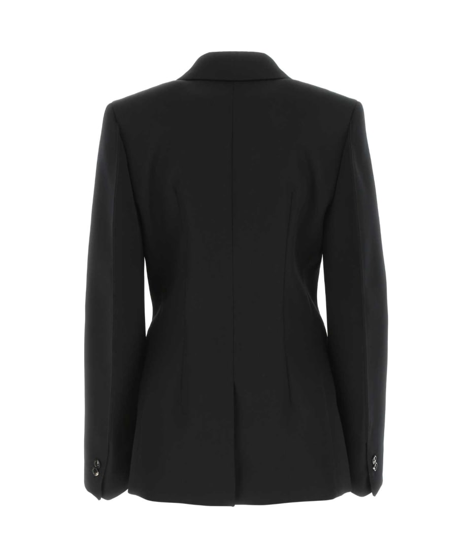 ジャケット BOTTEGA VENETA FW22 Black wool blazer (716069VKIV0 1000) BOTTEGA VENETA Layered wool blazer | NET-A-PORTER