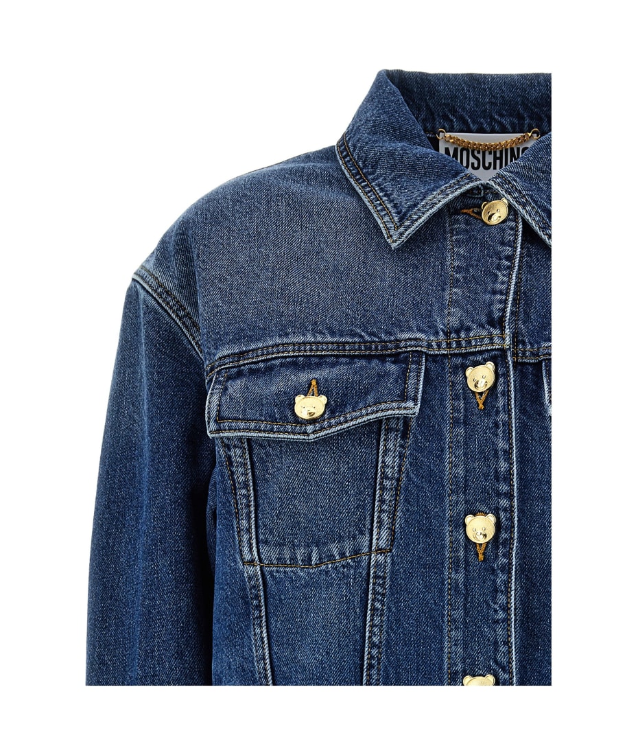 ジャケット Moschino FW24 'Teddy' button jacket (A05025522 0295) Moschino 'teddy' Button Jacket | italist