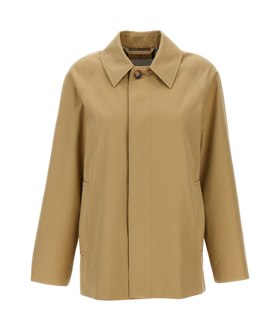 トレンチコート BURBERRY GABARDINE SHORT TRENCH COAT 0E54A805-754A-4557-8F59-