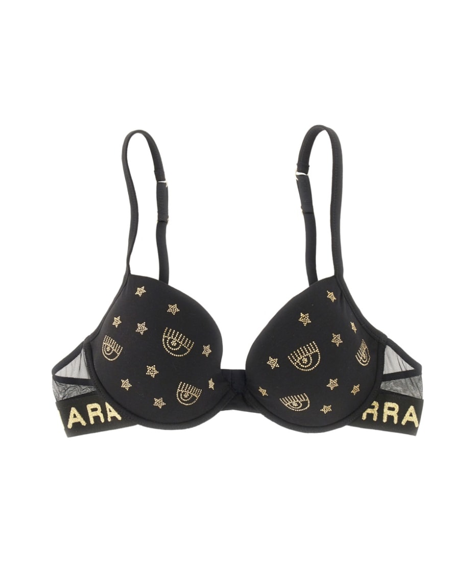スーツ Chiara Ferragni BRALETTE WITH LOGOMANIA (46303229_0555) Chiara Ferragni Bralette With Logomania | italist