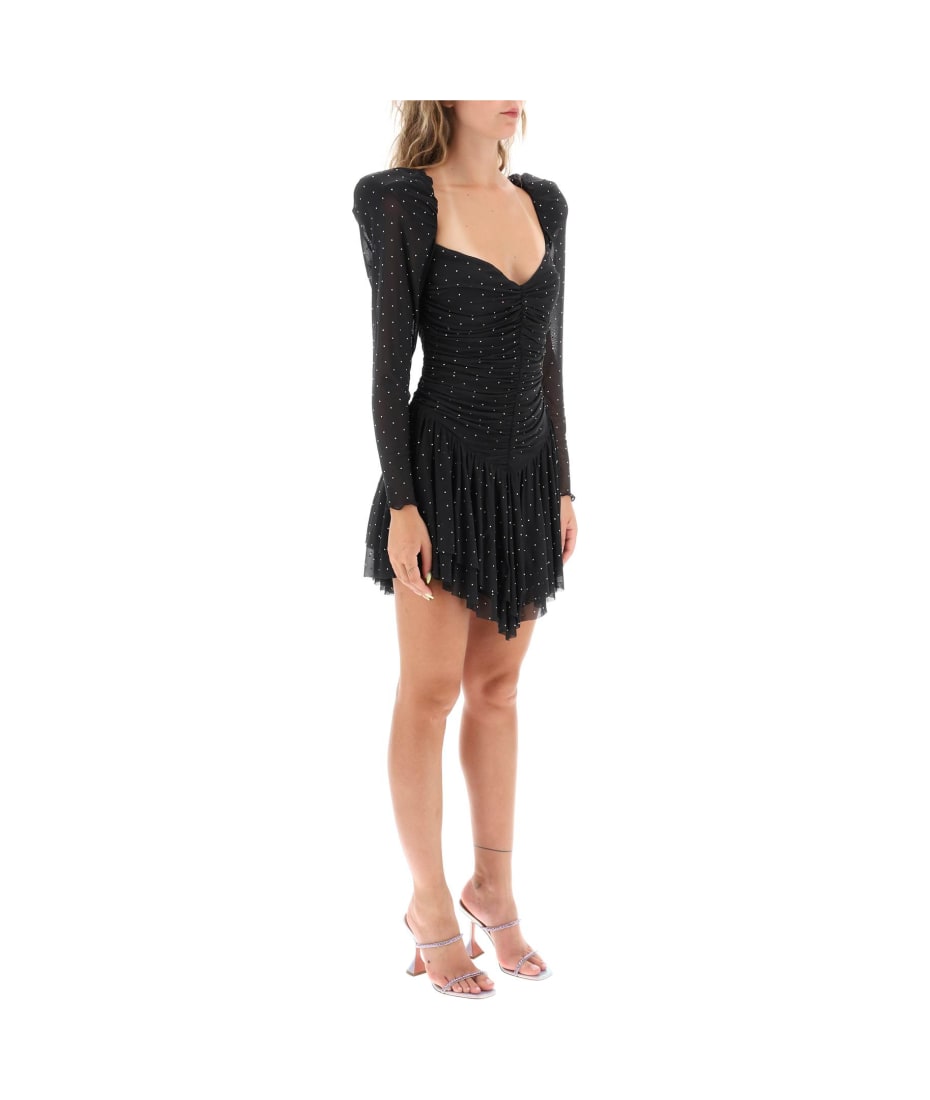 Rotate by Birger Christensen Mesh Mini Ruffle Dress | italist, ALWAYS LIKE A SALE Rotate by Birger Christensen Mesh Mini Ruffle Dress | italist, ALWAYS LIKE A SALE