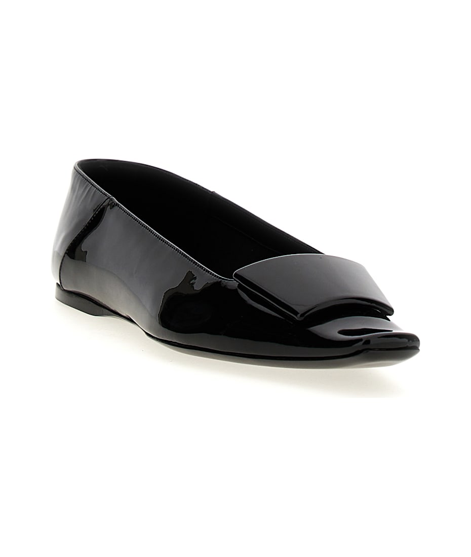 【関税＆送料込み】Saint Laurent Smooth Leather Poppy Balle SAINT LAURENT Poppy logo-embellished leather loafers | NET-A