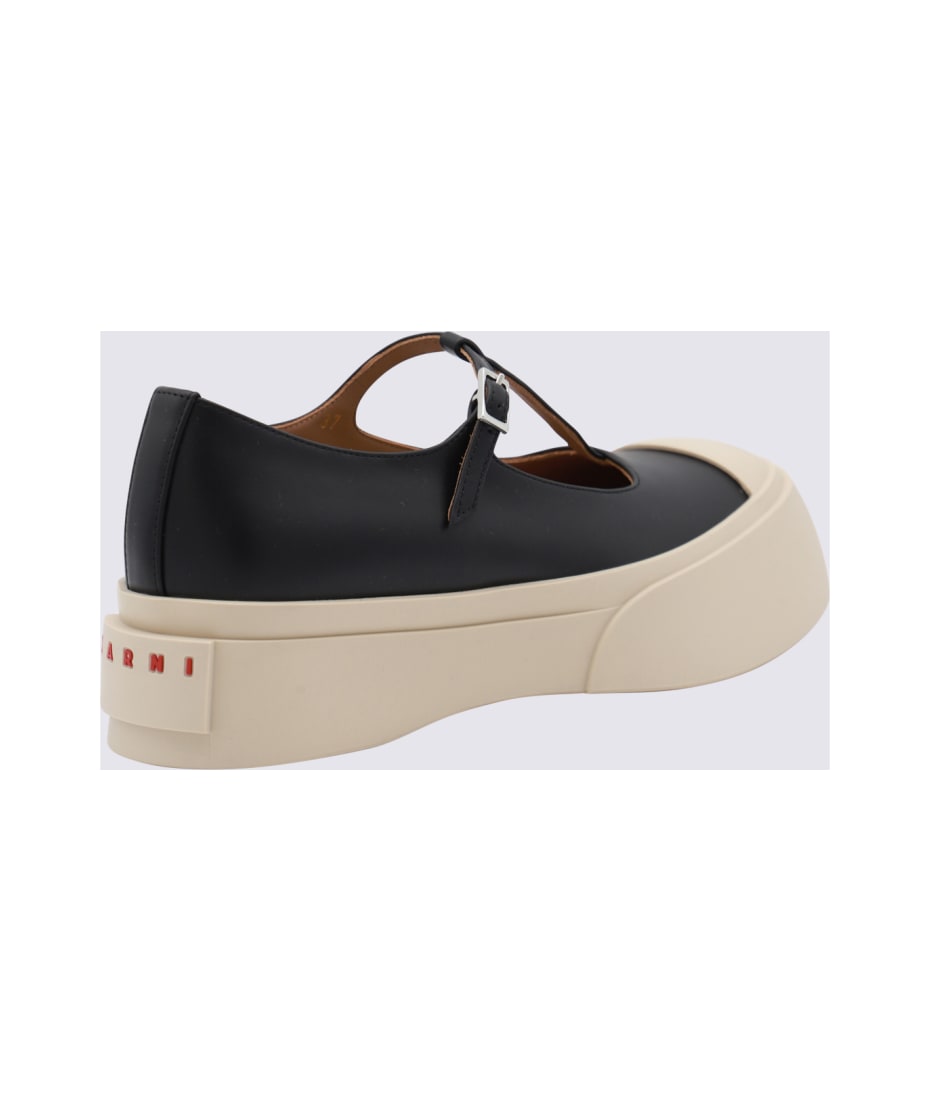 スニーカー MARNI BLACK LEATHER SNEAKERS Black Leather BigFoot 2.0 Sneakers by Marni on Sale