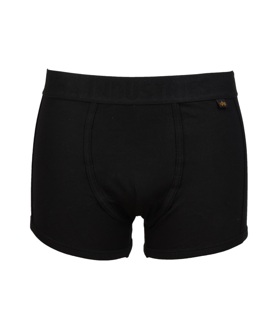 Alpha Industries Pack Of Two Logo Band Boxers