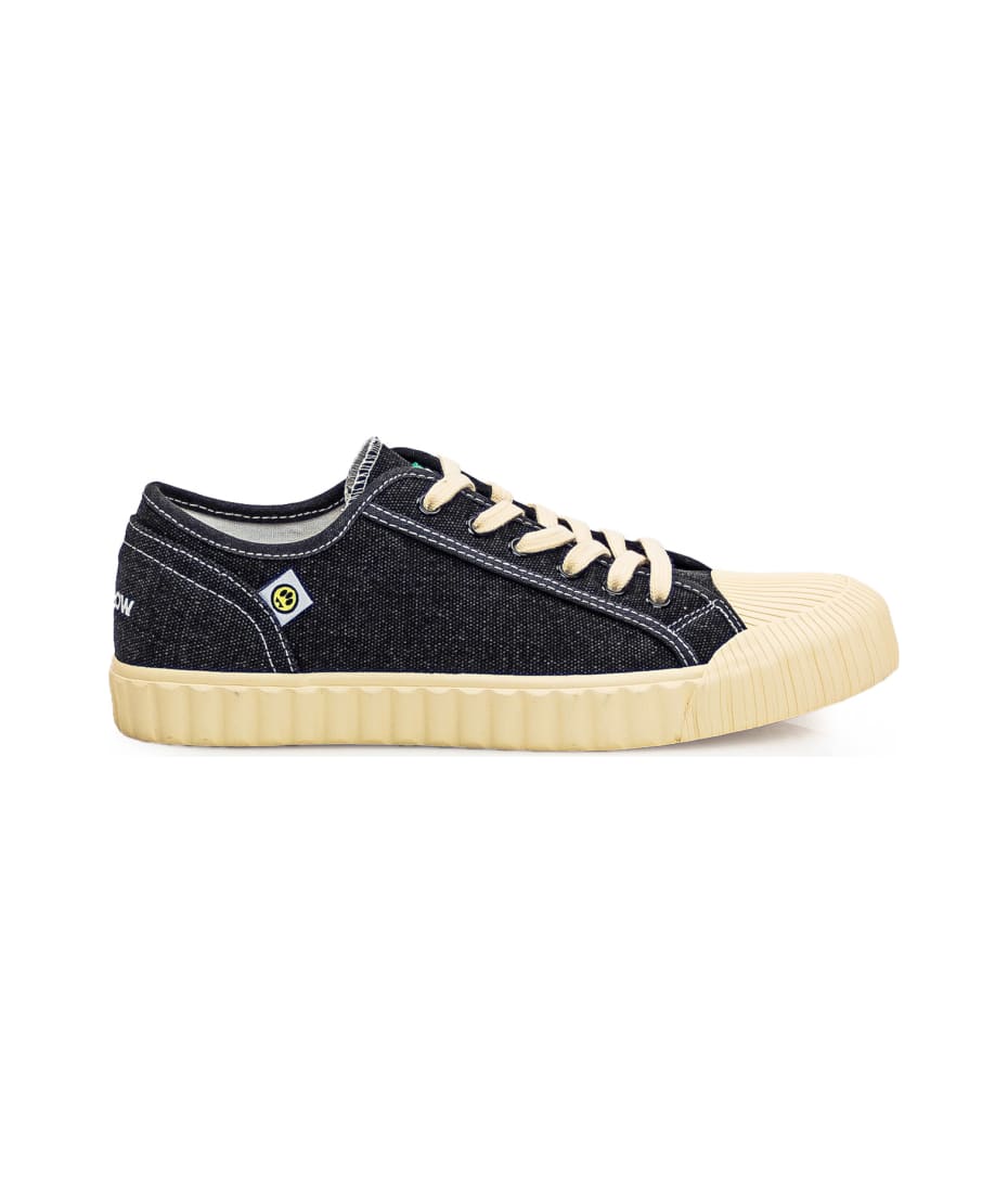 スニーカー BARROW Men Sneakers Black F3BWUASN172 110 Barrow Men's Skate Sneaker Black F3BWUASN172 110