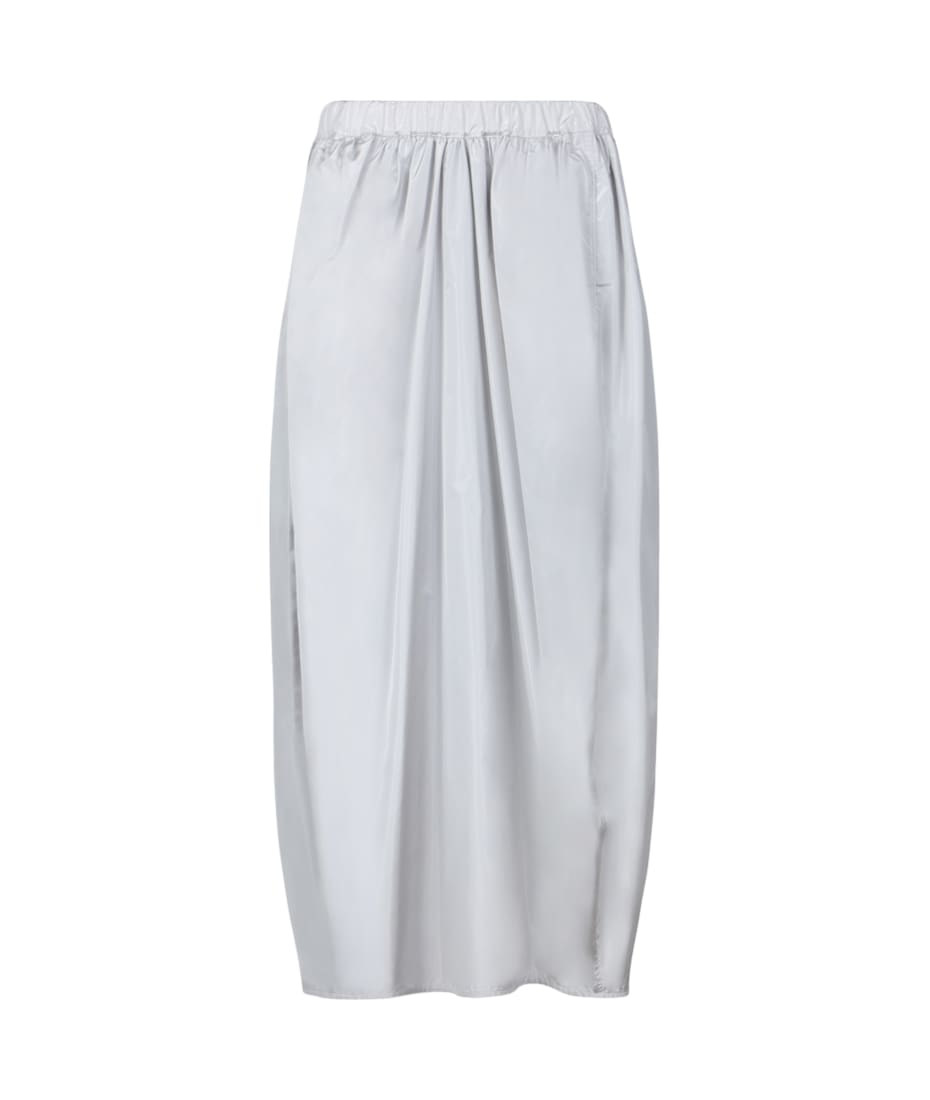 【FABIANA FILIPPI】WHITE SILK SKIRT Fabiana Filippi high-waisted Satin Maxi Skirt | White | FARFETCH