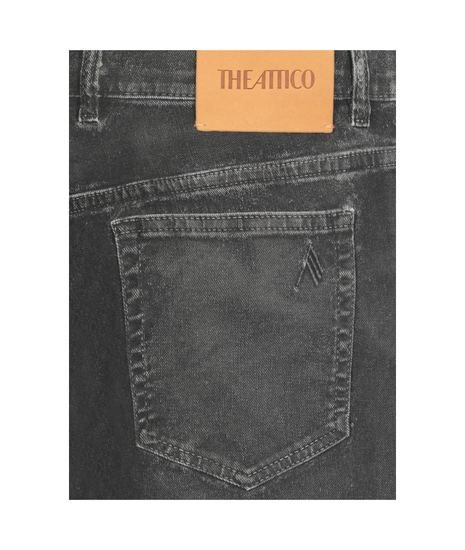 THE ATTICO Cotton Jeans ワイドデニム The Attico Jeans for Women | Online Sale up to 70% off | Lyst