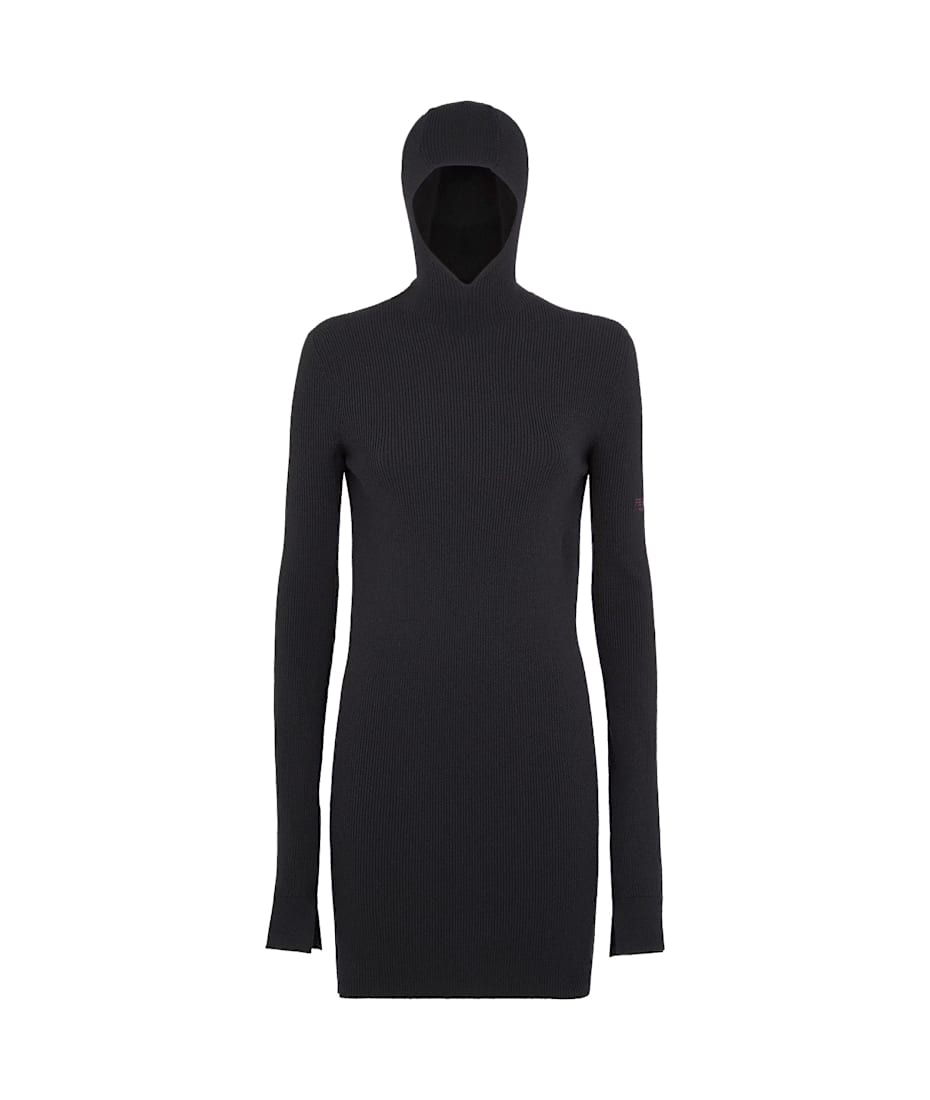 Fendi Ribbed Wool And Silk Dress | italist