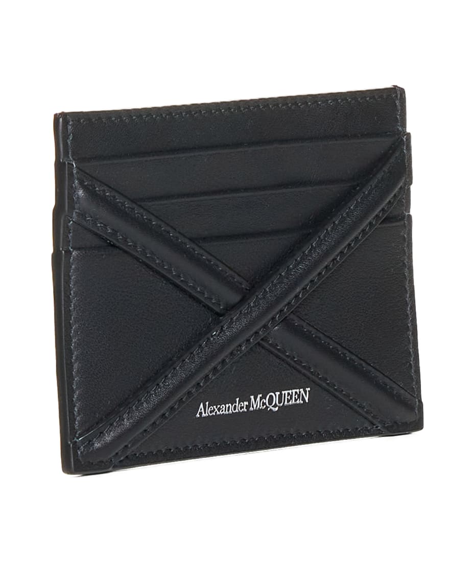Black Leather Card Holder