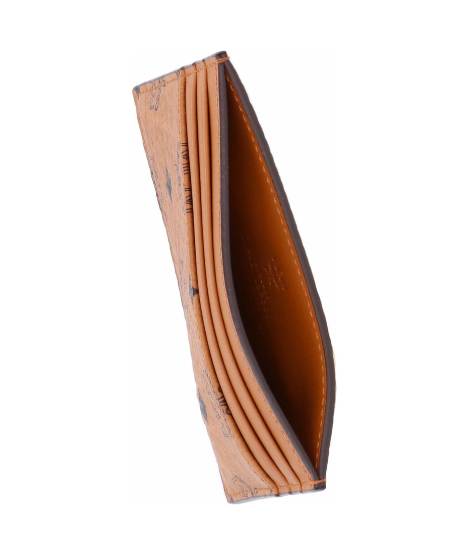 MCM Card Holder With Money Clip Detail italist